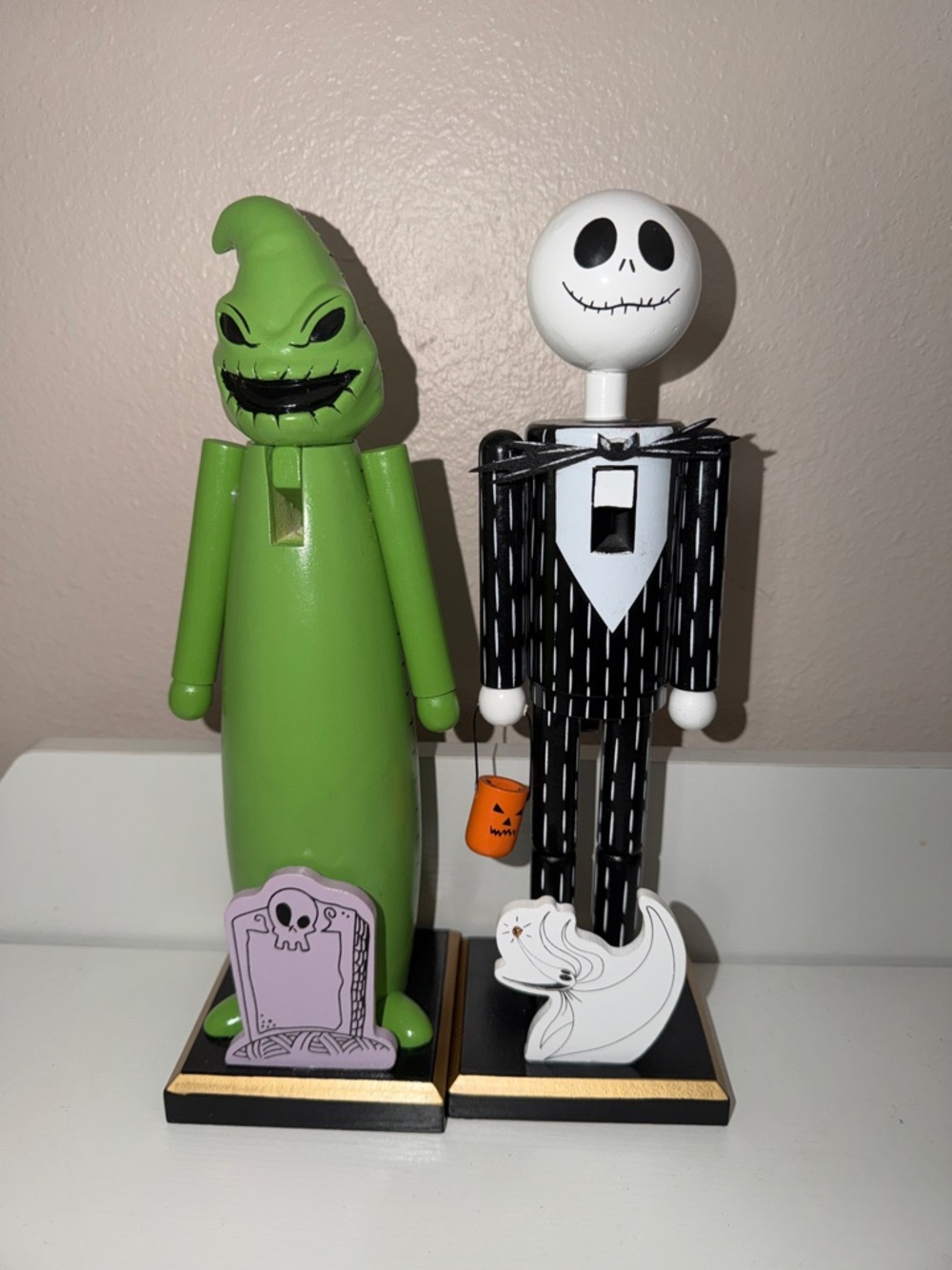 Disney The Nightmare Before Christmas Nutcracker Black and White